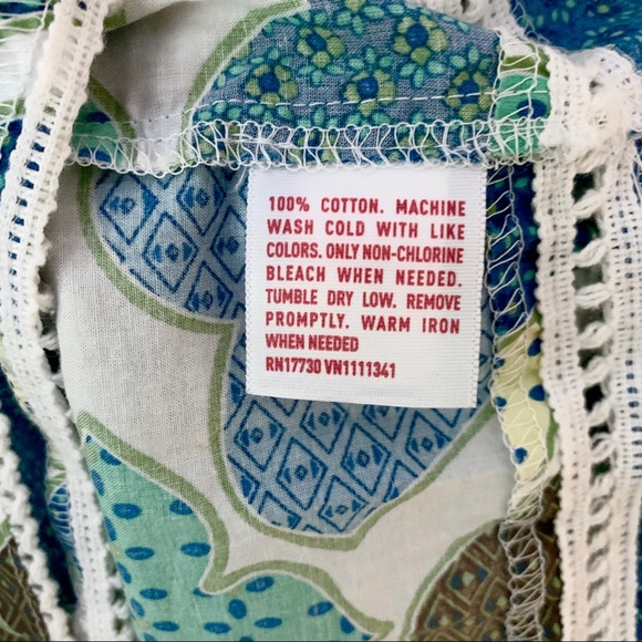 🔵 Mossimo [Target] • Floral Tie Tank Blouse - Picture 6 of 6